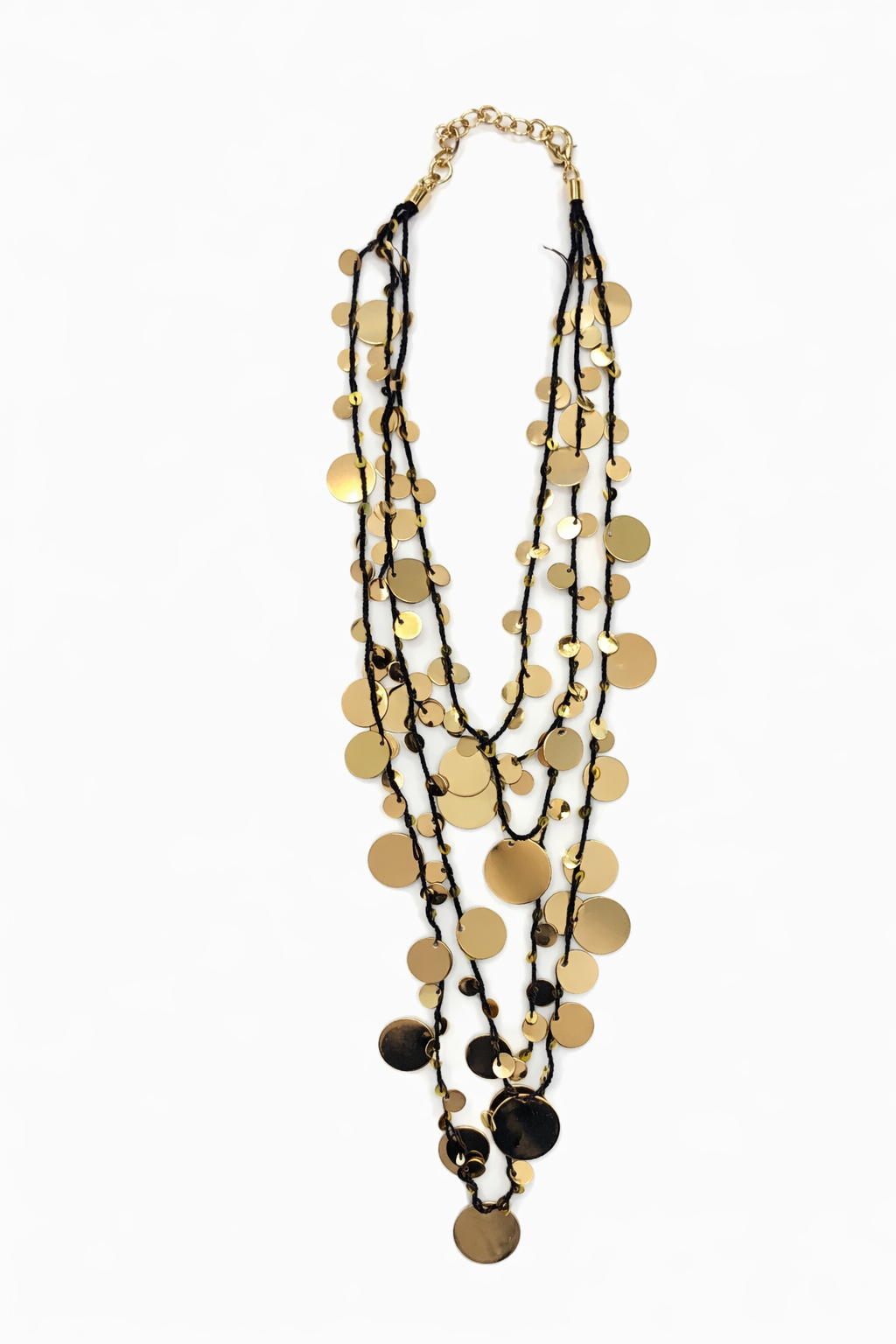 COLLAR TACHUELAS DORADAS