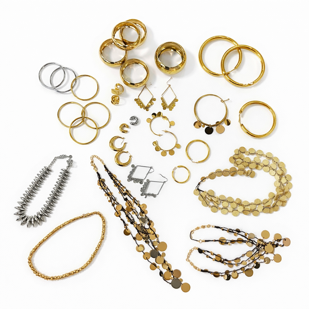 PENDIENTE AROS DORADOS MAXI