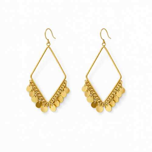 PENDIENTE ROMBO MEDALLAS