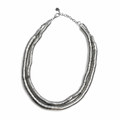 COLLAR DOBLE METALIZADO SERPIENTE