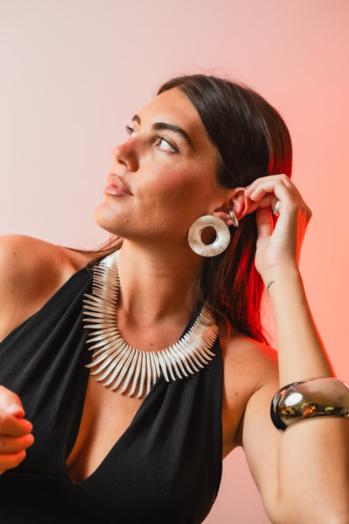 PENDIENTES AROS IRREGULARES