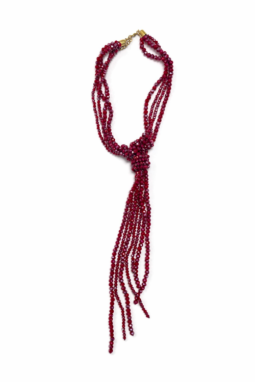 COLLAR CUENTAS NUDO